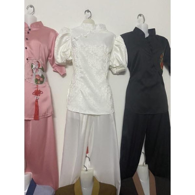 Đồ Lam Đi Chùa Gấm Tay Phồng