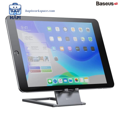 Giá đỡ kim loại xếp gọn hàng chính hãng Baseus BS-LVN012-GY cho điện thoại/tablet siêu mỏng