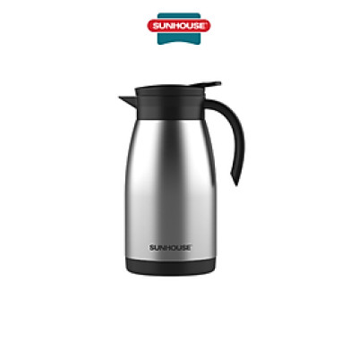 Ấm giữ nhiệt pha trà 1.4L Inox 304 Sunhouse KS-TH1400TI - Hàng Chính Hãng