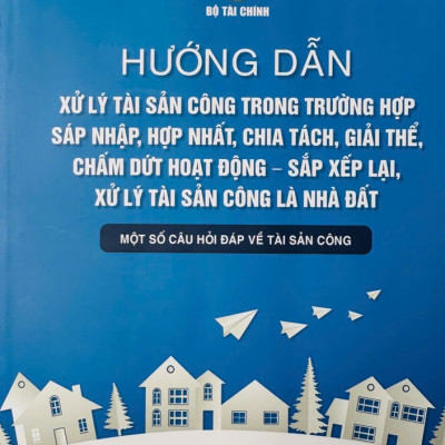 Hướng Dẫn Xử Lý Tài Sản Công Trong Trường Hợp Sáp Nhập, Hợp Nhất, Chia Tách, Giải Thể, Chấm Dứt Hoạt Động - Sắp Xếp Lại, Xử Lý Tài Sản Công Là Nhà Đất 