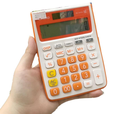 Máy Tính Văn Phòng Casio MJ 12VCB-RG - Kèm Quà Chất