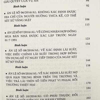 Bình Luận Khoa Học Bản Án Và Án Lệ