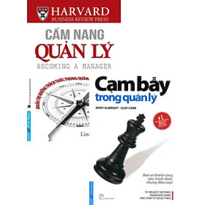 Combo Cạm Bẫy Trong Quản Lý + Cẩm Nang Quản Lý (Bộ 2 Cuốn)