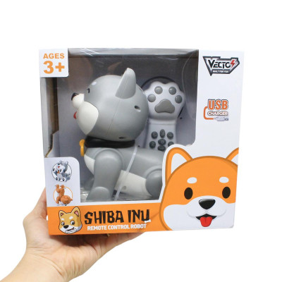 Đồ Chơi Robot Chú Chó Shiba Năng Động Có Điều Khiển - Vecto VTK47/GY - Màu Xám