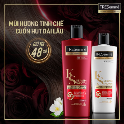 Dầu Gội TRESemmé Keratin Smooth Cho Tóc Vào Nếp 850g