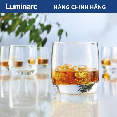 Bộ 6 cốc (ly) thủy tinh thấp Luminarc Vigne 310ml - G2574 | Hàng chính hãng