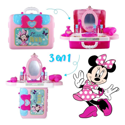 Đồ Chơi Trang Điểm Dáng Vali 3 Trong 1 Minnie - Sweet Heart SH10118