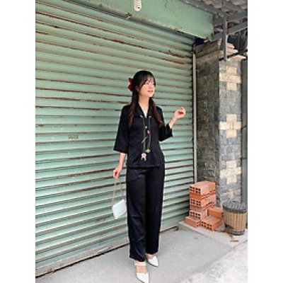 ĐỒ LAM ĐI CHÙA PHÁP PHỤC PHẬT GIÁO Bà Lai Lụa