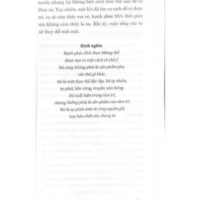 Bí Quyết Để Có 95% Thời Gian Hạnh Phúc