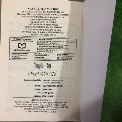 Tuyển Tập Ngô Tất Tố - Bản Quyền