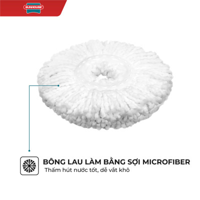 Cây Lau Nhà Xoay 360 Độ Sunhouse Ks-Mo350I