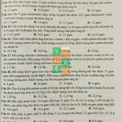 Sách - Bài tập phát triển năng lực Khoa học tự nhiên 8