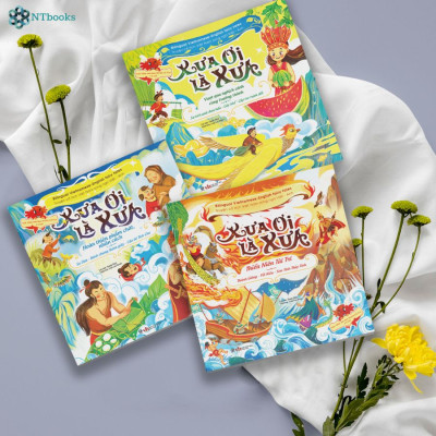 Sách Xưa ơi là xưa - Truyện cổ tích Việt Nam chọn lọc Song ngữ Việt - Anh - Thánh Gióng - Yết Kiêu - Sơn Tinh Thủy Tinh