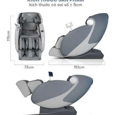 Ghế Massage ELIP E4 - Công nghệ massage 4E, Điều khiển giọng nói, Ấn huyệt gót chân