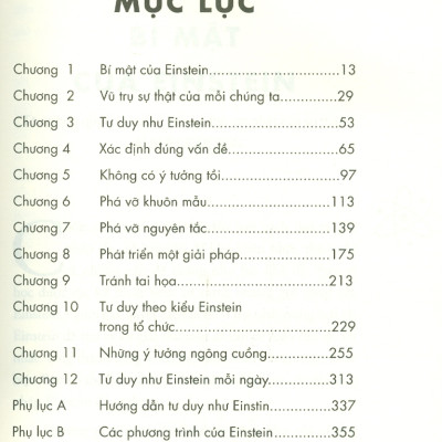 Tư Duy Như Einstein - Các Phương Pháp Đơn Giản Để Phá Vỡ Nguyên Tắc Và Khám Phá Khả Năng Thiên Tài tiềm Ẩn Trong Bạn (Tái bản 2022 theo phiên bản cập nhật mới nhất)