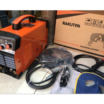 MÁY HÀN TIG RAKUTEN  2 CHỨC NĂNG KHÍ VÀ QUE ĐỦ BỘ BẢO HÀNH 1 NĂM