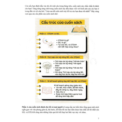 Sách - Kết Hợp Giáo Dục STEAM Và Giáo Dục Cảm Xúc Xã Hội SEL Dành Cho Tiểu Học Và Mầm Non - Hồng Ân