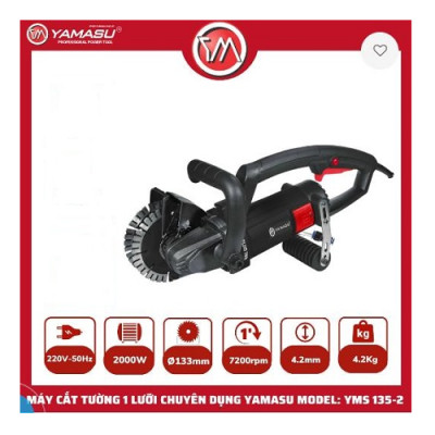 MÁY CẮT TƯỜNG 2 LƯỠI  2000W YMS-135-2 YAMASU - HÀNG CHÍNH HÃNG