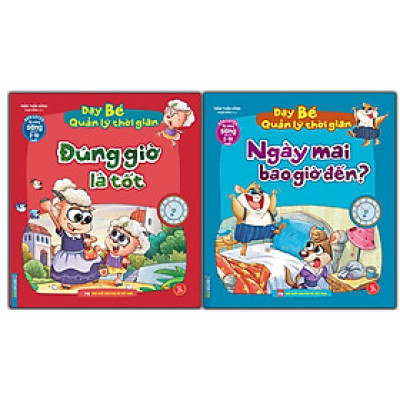 Sách - Rèn Luyện Kỹ Năng Sống Cho Trẻ 2 - 10 Tuổi - Quý Ngài Nóng Vội + Không Nên Chạy Đua Với Thời Gian - Combo 2 Cuốn - Minh Thắng