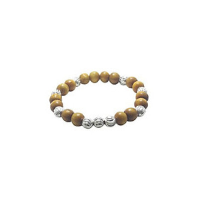 Vòng dâu tằm cao cấp  cho bé gái 9 bi bạc, Lắc Tay Lắc Chân Trẻ Em