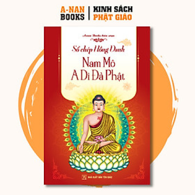 Sách - Vở chép Hồng danh Phật, sổ chép A Di Đà Phật in chữ mờ loại cao cấp dày dặn ( TẶNG KÈM BÚT VIẾT)- Anan Books Biên Soạn