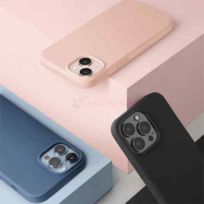 Ốp lưng chống vân tay hỗ trợ sạc không dây Uniq Hybrid MagS-Compatible Lino Hue iP 13 Series - Hàng chính hãng