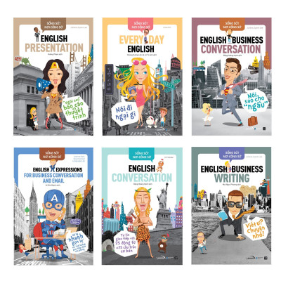 Trạm Đọc | Combo Sống Sót Nơi Công Sở: Nói Đi Ngại Gì + Viết Ư? Chuyện Nhỏ + Ngôi Sao Báo Cáo Và Thuyết Trình + Tự Tin Giao Tiếp Với 25 Động Từ Và 75 Cấu Trúc Cơ Bản + Xử Lý Nhanh Gọn Lẹ Các Tình Huống Giao Tiếp Chốn Văn Phòng + Nói Sao Cho Ngầu