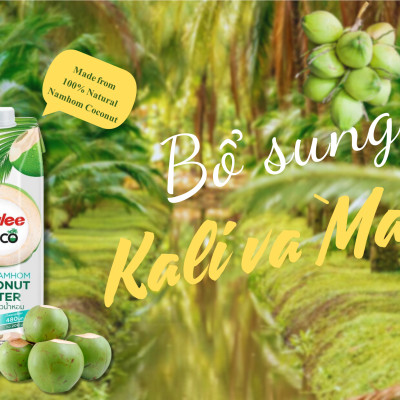 Nước Dừa Tươi Namhom Malee Coco 1 L - Nhập Khẩu Thái Lan | Malee Coco 100% Namhom Coconut Water 1L