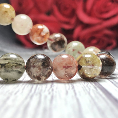 Vòng tay Thạch Anh Ưu Linh hoa 08mm chuẩn 4A