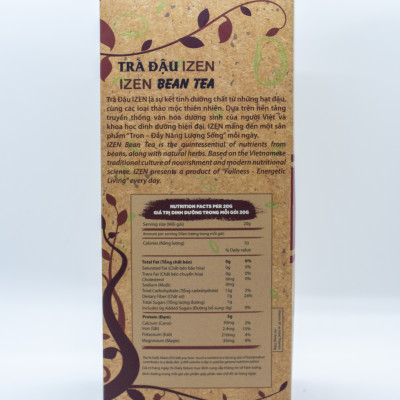 Trà Đậu Túi Lọc IZEN hộp 300gr 15 gói túi lọc tiện dụng