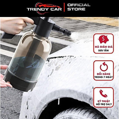 Bình Xịt Tạo Bọt Tuyết Rửa Xe Ô Tô , Xe Máy Bình Tưới Cây Cầm Tay Tiện Dụng Bọt Rửa Xe Không Chạm Cửa hàng nội thất ô tô