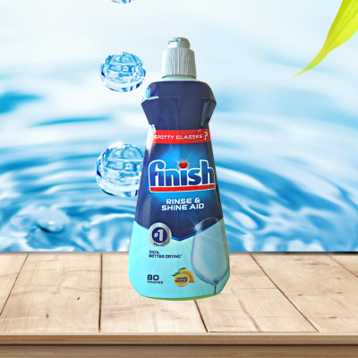 Combo Bột rửa bát Finish 2.5kg+Muối rửa bát Finish 1.5kg+Bóng finish 400ml