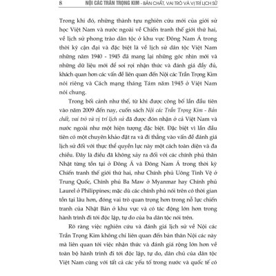 Nội các Trần Trọng Kim - Bản chất, vai trò và vị trí lịch sử ( Xuất bản lần thứ tư, có chỉnh sửa, bổ sung)