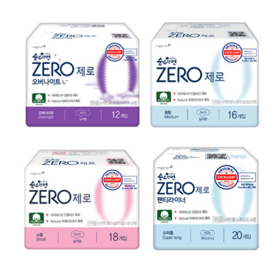 Băng vệ sinh hàng ngày siêu thấm hút KleanNara Zero Hàn Quốc (18cmx20 miếng) tặng kèm móc khóa