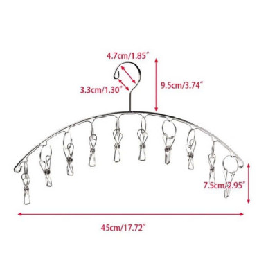 Móc Treo Quần Áo, Móc Phơi Đồ Trẻ Em Inox Kẹp Chống Rơi, Móc Treo Tất, Vớ, Đồ Lót Nhiều Kiểu Dáng