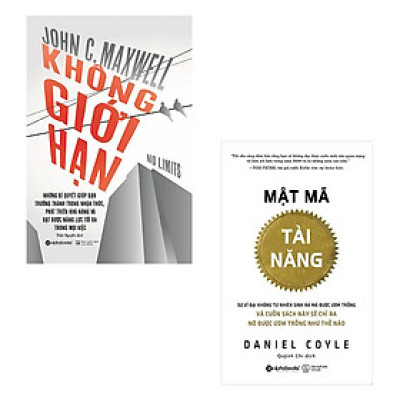 Bộ 2 cuốn sách về khám phá năng lực bản thân: Mật Mã Tài Năng - Không Giới Hạn