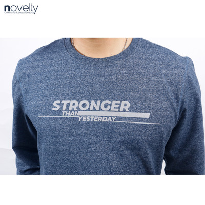 Bộ nỷ chui đầu họa tiết phản quang Novelty Regular fit xanh đá NBNMMDMT3R230636B