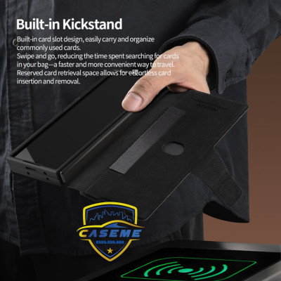 Bao Da Nillkin Aoge Leather Case Dành Cho Samsung Galaxy Z Fold7 – Sang Trọng, Siêu Bền, Bảo Vệ Toàn Diện - Hàng Chính Hãng