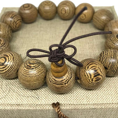 VÒNG TAY GỖ CÁNH GÀ SIZE HẠT 15MM - 15 HẠT