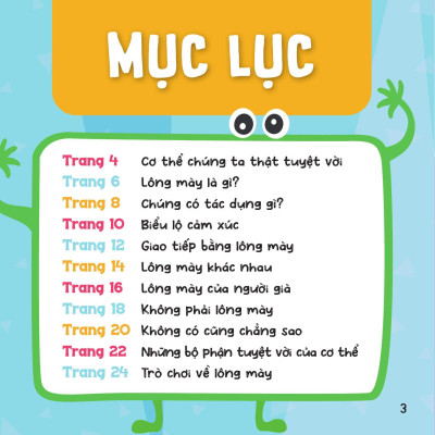 Sách - Em Yêu Cơ Thể - Lông Mày