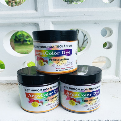 1 Thùng Bột Màu Hoa Tươi "chuyên nghiệp" nhuộm đổi màu hoa cắt cành ( Gồm 8 màu x 1 hủ 110gr)