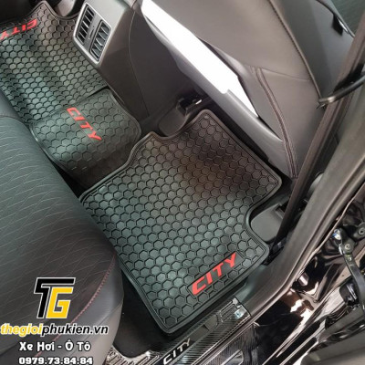Thảm sàn, lót sàn cao su 3D cho Honda City 2015-2021