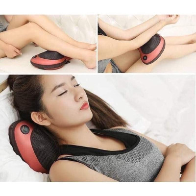 Gối Massage Hồng Ngoại 8 Bi Mát Xa Cao Cấp Nhật Bản Gối Massage Vai Gáy Cao Cấp - hàng nhập khẩu