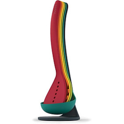 Bộ dụng cụ nấu ăn 5 món kèm giá đỡ Joseph Joseph 10124 Nest Utensils Plus Multi Hàng chính hãng