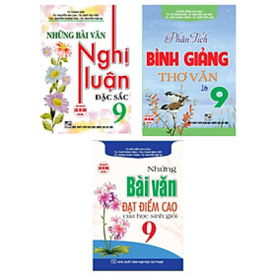 Combo Bộ Sách Tham Khảo Văn Mẫu Lớp 9 (Dùng Chung Cho Các Bộ SGK Hiện Hành) (Bộ 3 Cuốn) (HA)