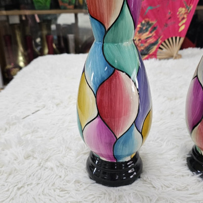 Bình Hoa Sơn Mài - Mã B08 | Size 30x12 cm | Thiết Kế Tối Giản – Sang Trọng & Tinh Tế