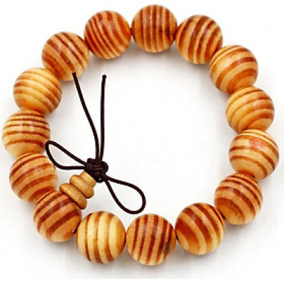 Vòng tay chuỗi hạt gỗ Huyết rồng 15 ly hồ lô