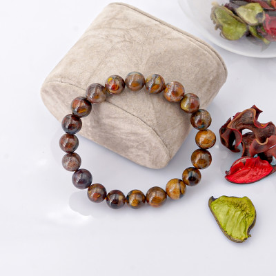 Vòng tay phong thủy Pietersite nâu 10 mm