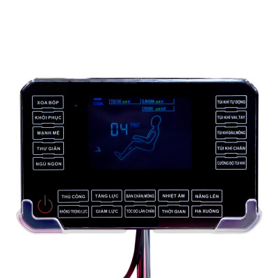 Ghế Massage Buheung điều khiển bằng giọng nói, con lăn 3D, massage túi khí, 5 chế độ massage tự động, bảo hành 5 năm