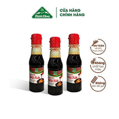 Combo 3 Nước màu Bếp Xưa 210g/Chai